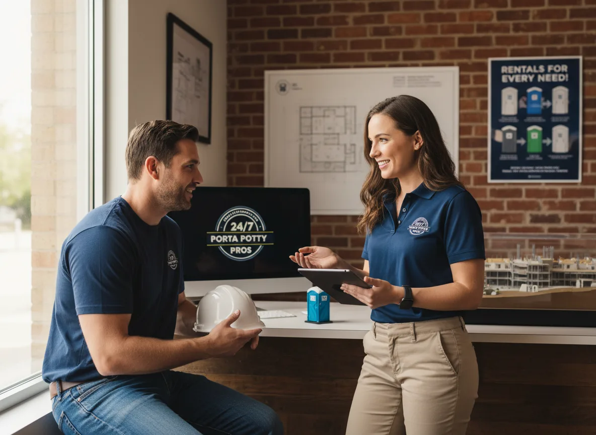Flushing Toilet Rental Options in Battle Creek, IA